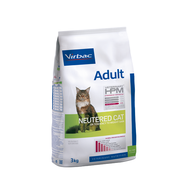 VIRBAC ADULTO CAT NEUTERED X 7 KG