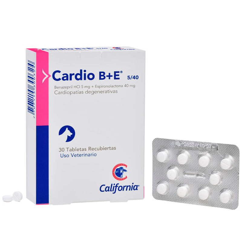 CARDIO B+E 5/40 MG 10 -20 KG X 30 TABS