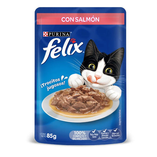 FELIX POUCH SALMON X  85 GR
