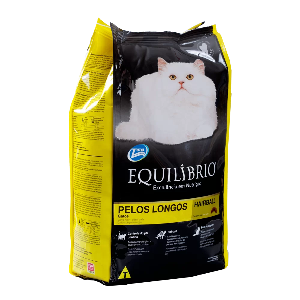 EQUILIBRIO F GATO ADULTO PELOS LONGOS X 7,5 KG