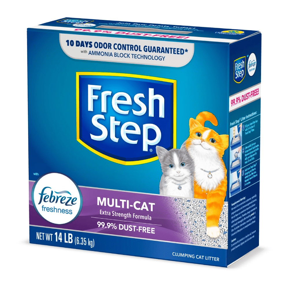FRESH STEP MULTI CAT AGLOMERANTE CON FREBEZE X 14 LB