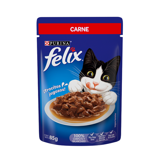 FELIX POUCH CARNE X 85 GR