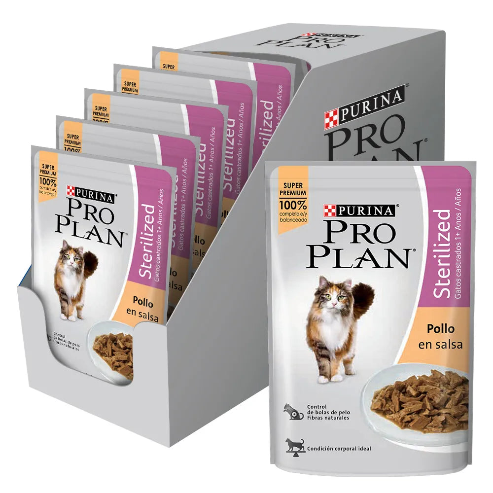 PRO PLAN WET CAT STERILIZED X 85G