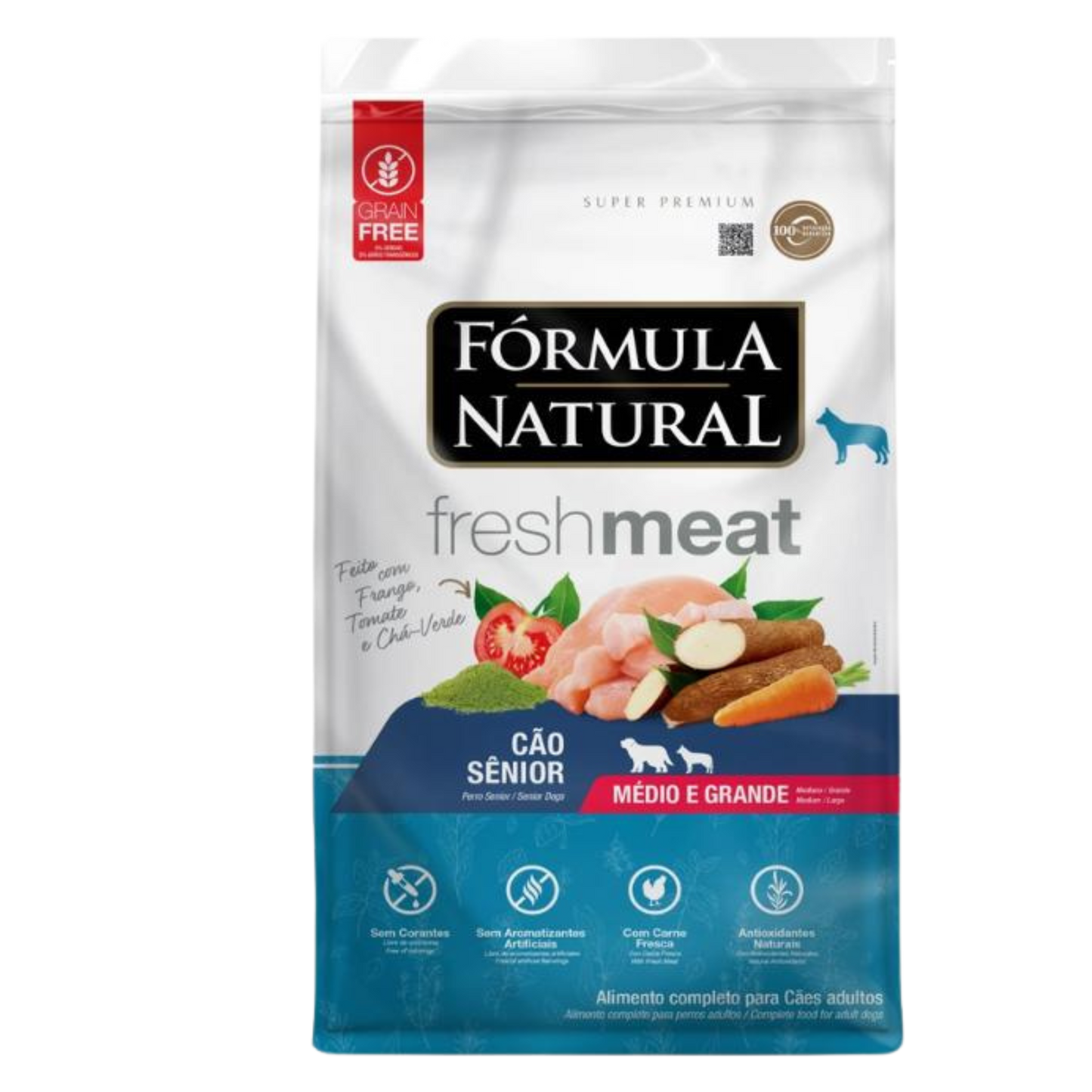 FRESH MEAT CAES SENIOR PORTE MEDIO Y GRANDE POLLO X 2.5 KG