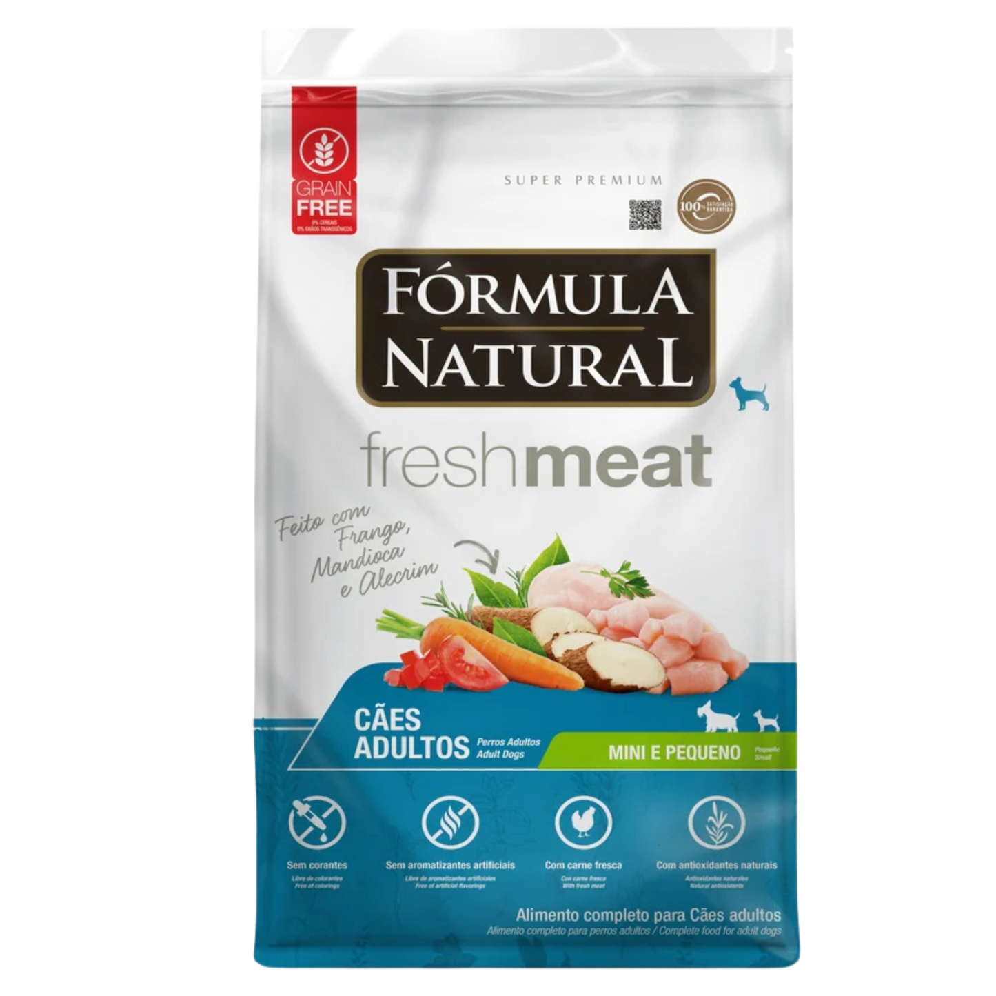 FRESH MEAT CAES ADULTOS MINI Y PEQUEÃO POLLO X 1 KG