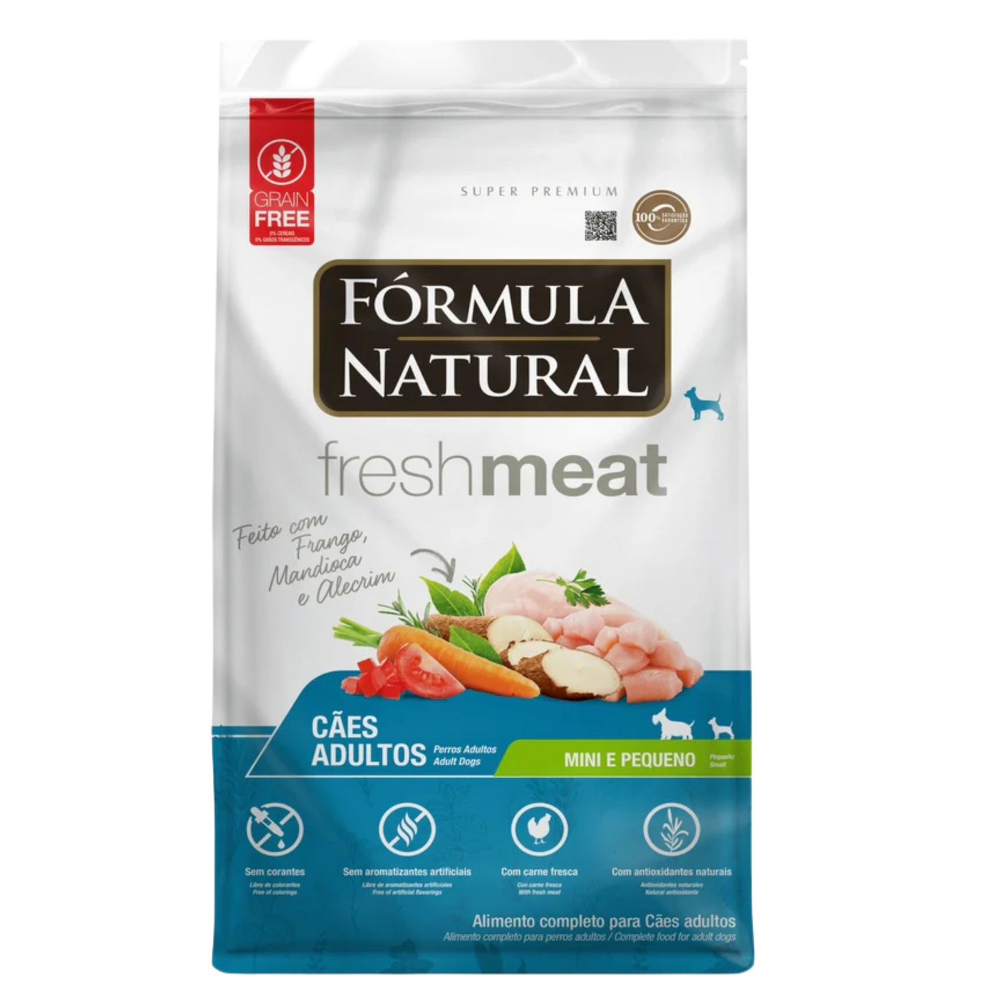 FRESH MEAT CAES ADULTOS MINI Y PEQUEÃOS POLLO X 2.5 KG