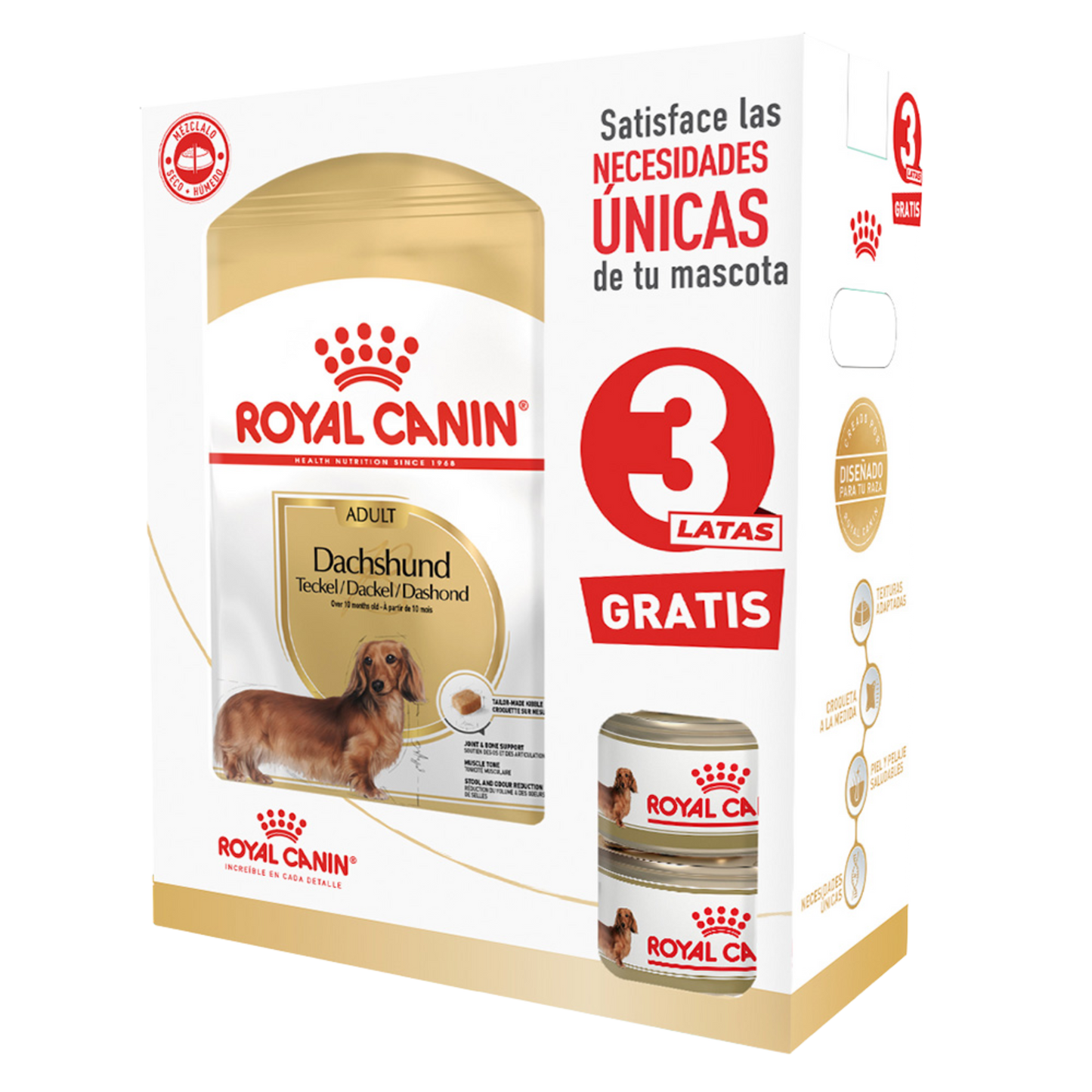 ROYAL MIXF DACHSHOUND X 1.5 KG + 3 BEAUT