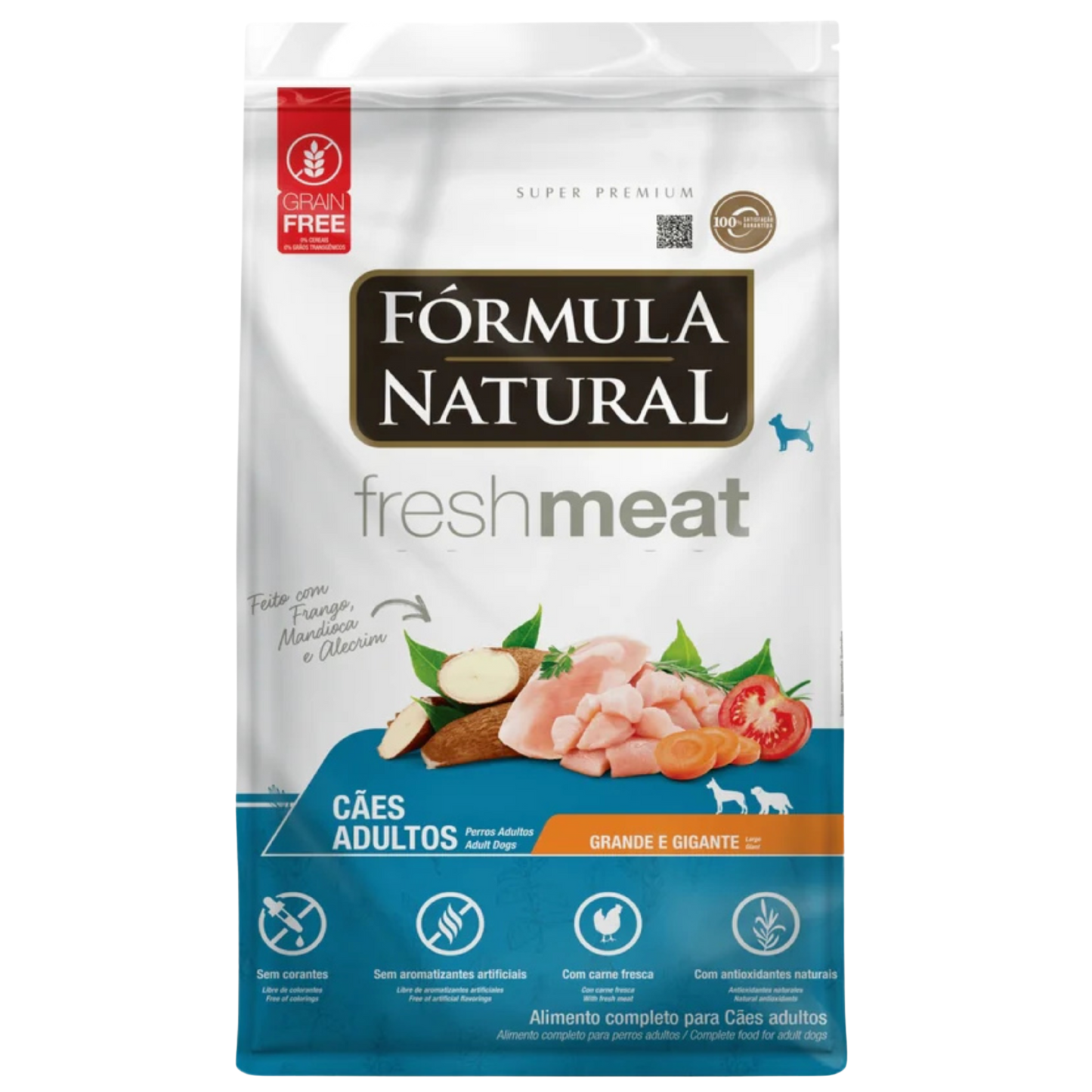 FRESH MEAT CAES FILHOTES GRANDE Y GIGANTE POLLO X 12 KG