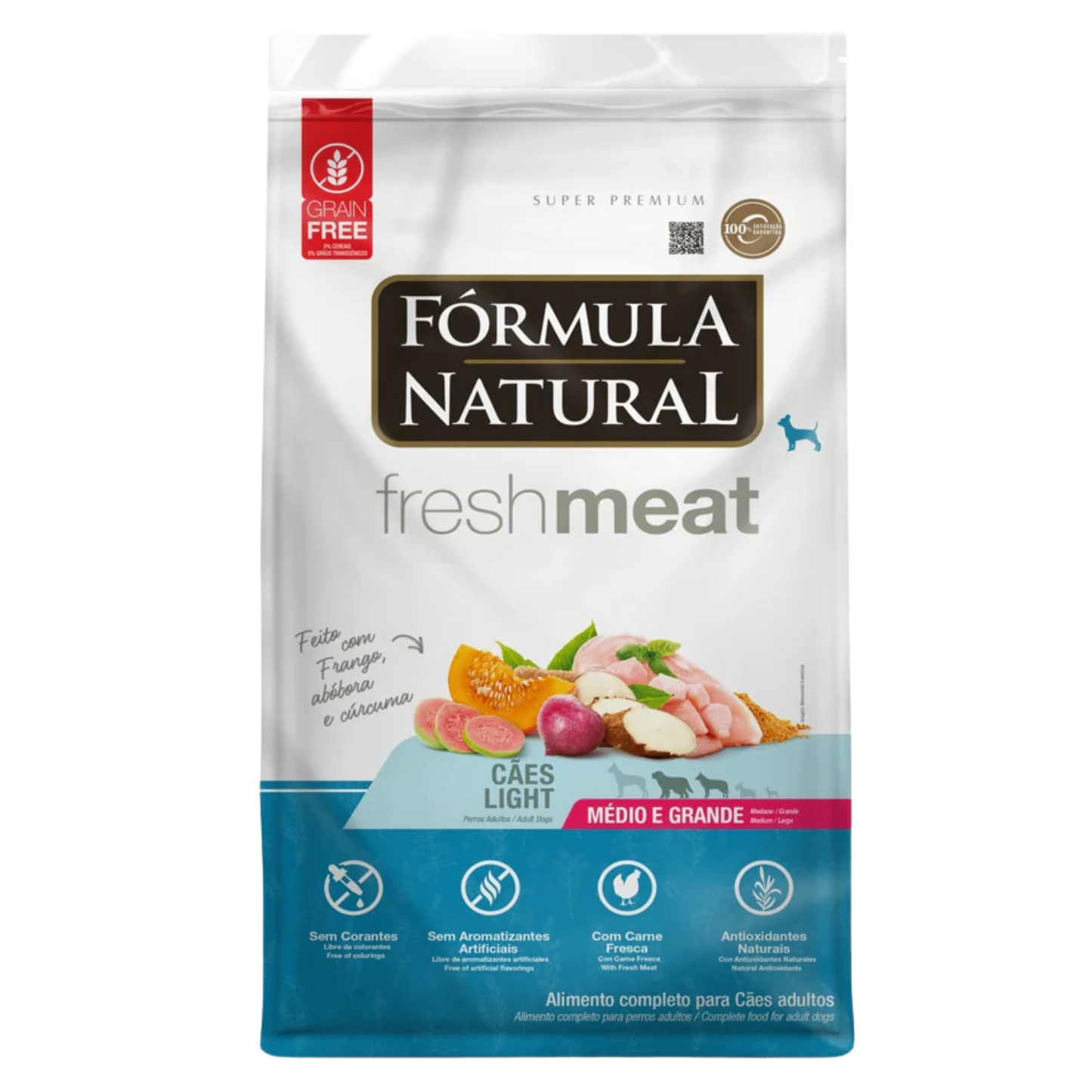 FRESH MEAT CAES ADULTO LIGHT MEDIO Y GRANDE POLLO X 12 KG