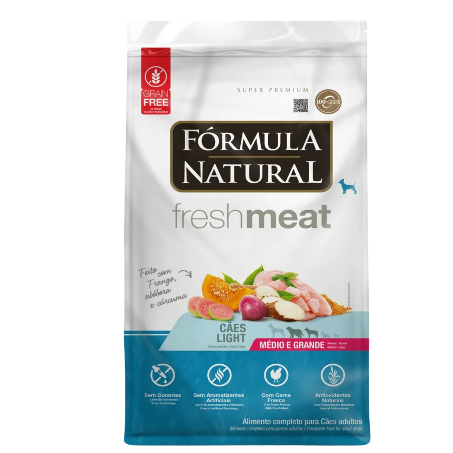 FRESH MEAT CAES ADULTO LIGHT MEDIO Y GRANDE POLLO X 2.5 KG