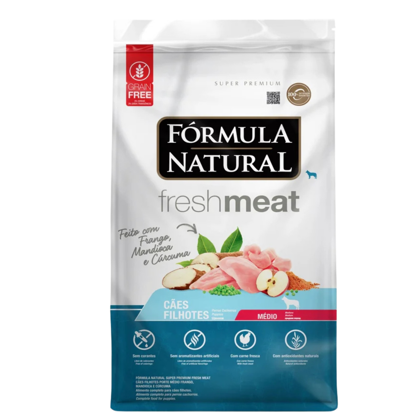 FRESH MEAT CAES FILHOTES MEDIO POLLO X 12 KG