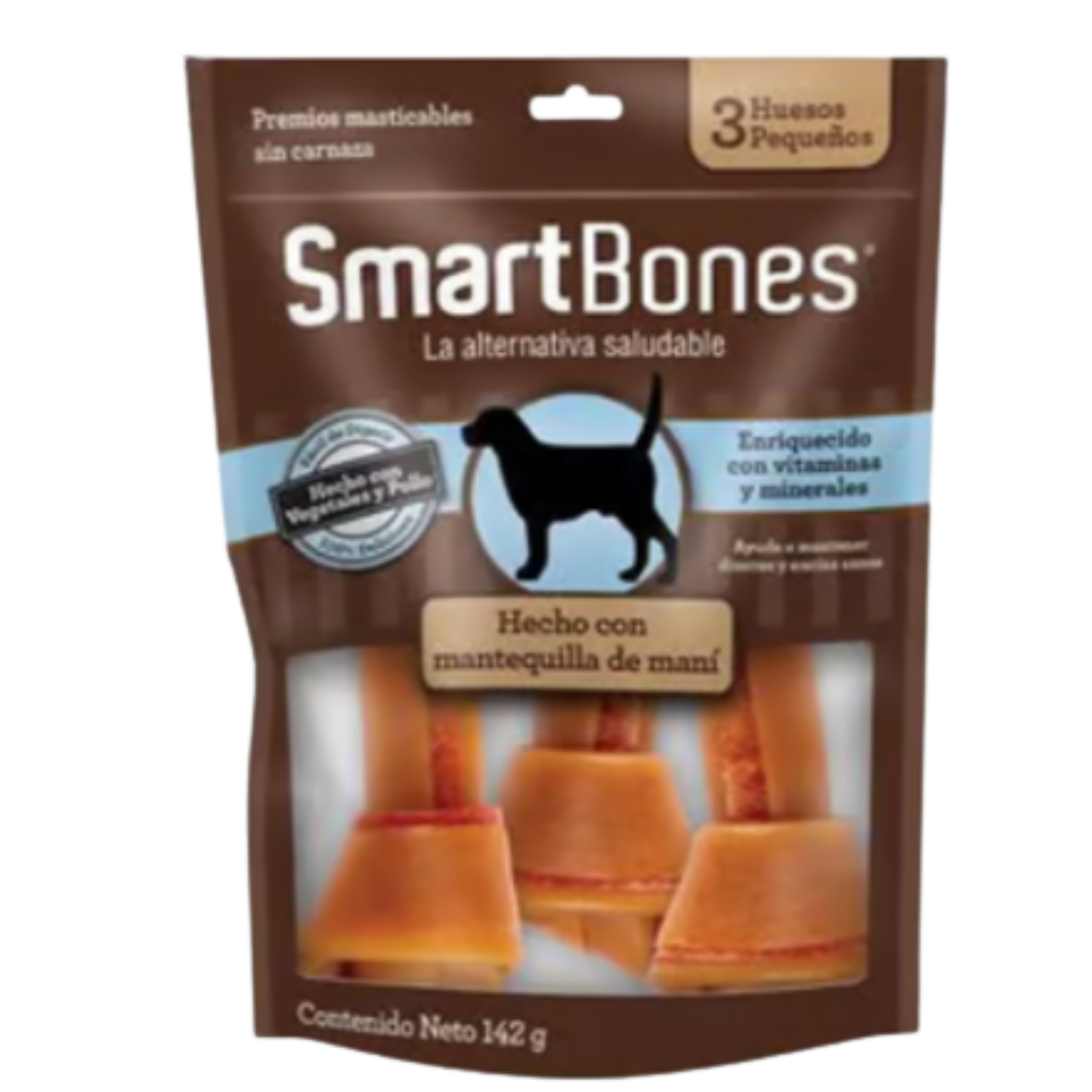 SMARTBONES PEANUT BUTTER SMALL 3PK