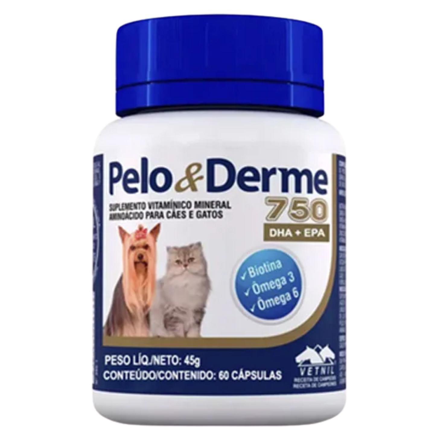 PELO Y DERME X 750 60 CAP