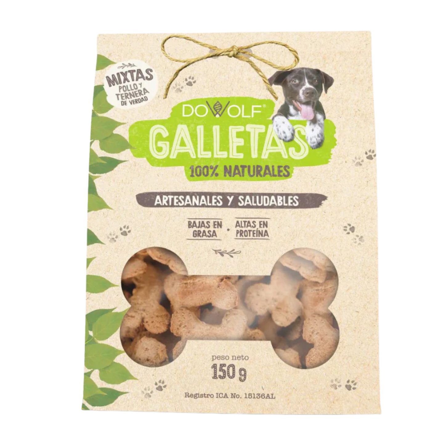 GALLETA MIXTA POLLO Y TERNERA X 150 GR