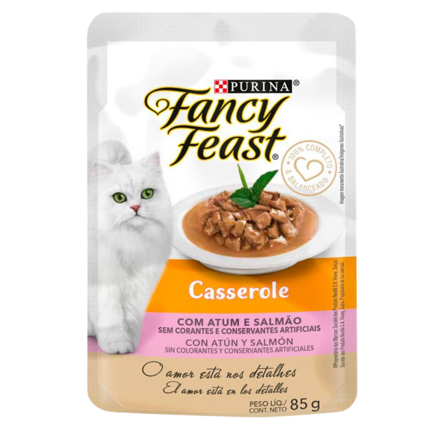 FANCY FEAST CASSEROLE ATUN SALMON X 85 GR POUCH