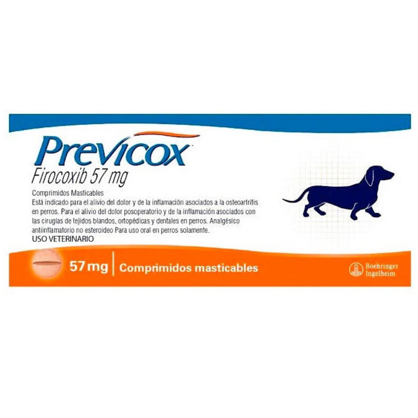 PREVICOX 57MG X 30 X 10 COMPRIMIDOS MASTICABLES PERRO