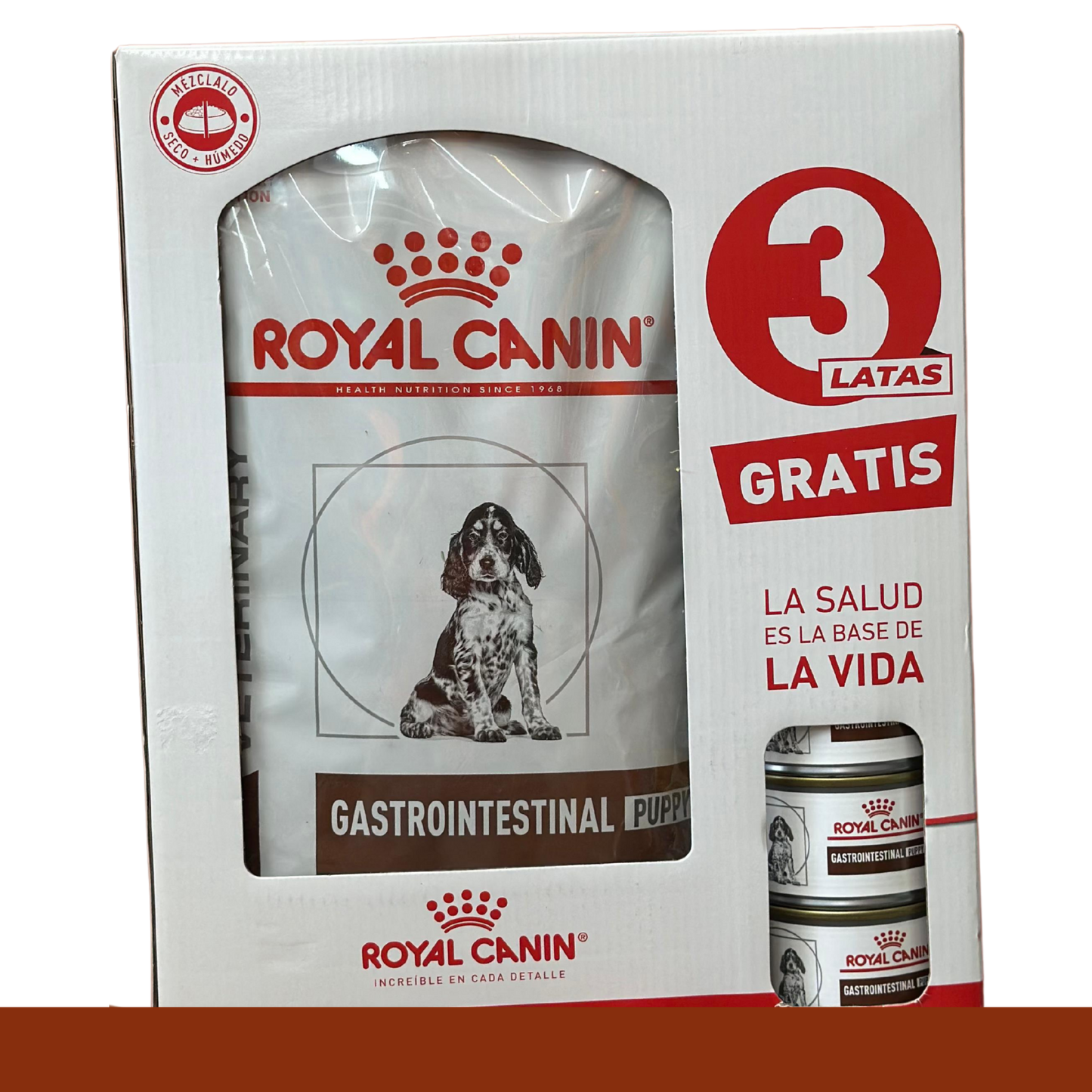 ROYAL MIXF VHN GI PUPPY X 2.5 KG + 3 LATAS