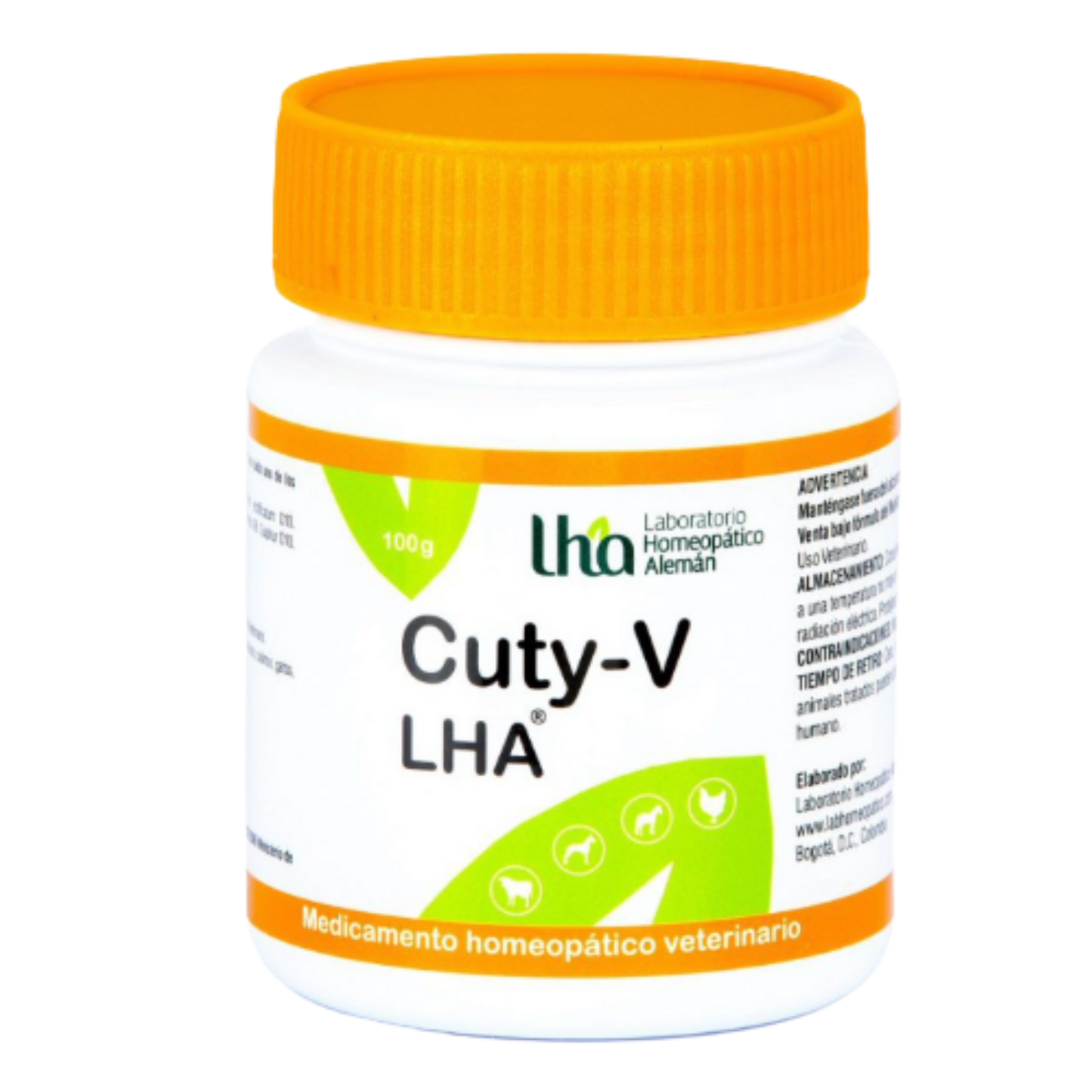 CUTY-V LHA POLVO X 100MG