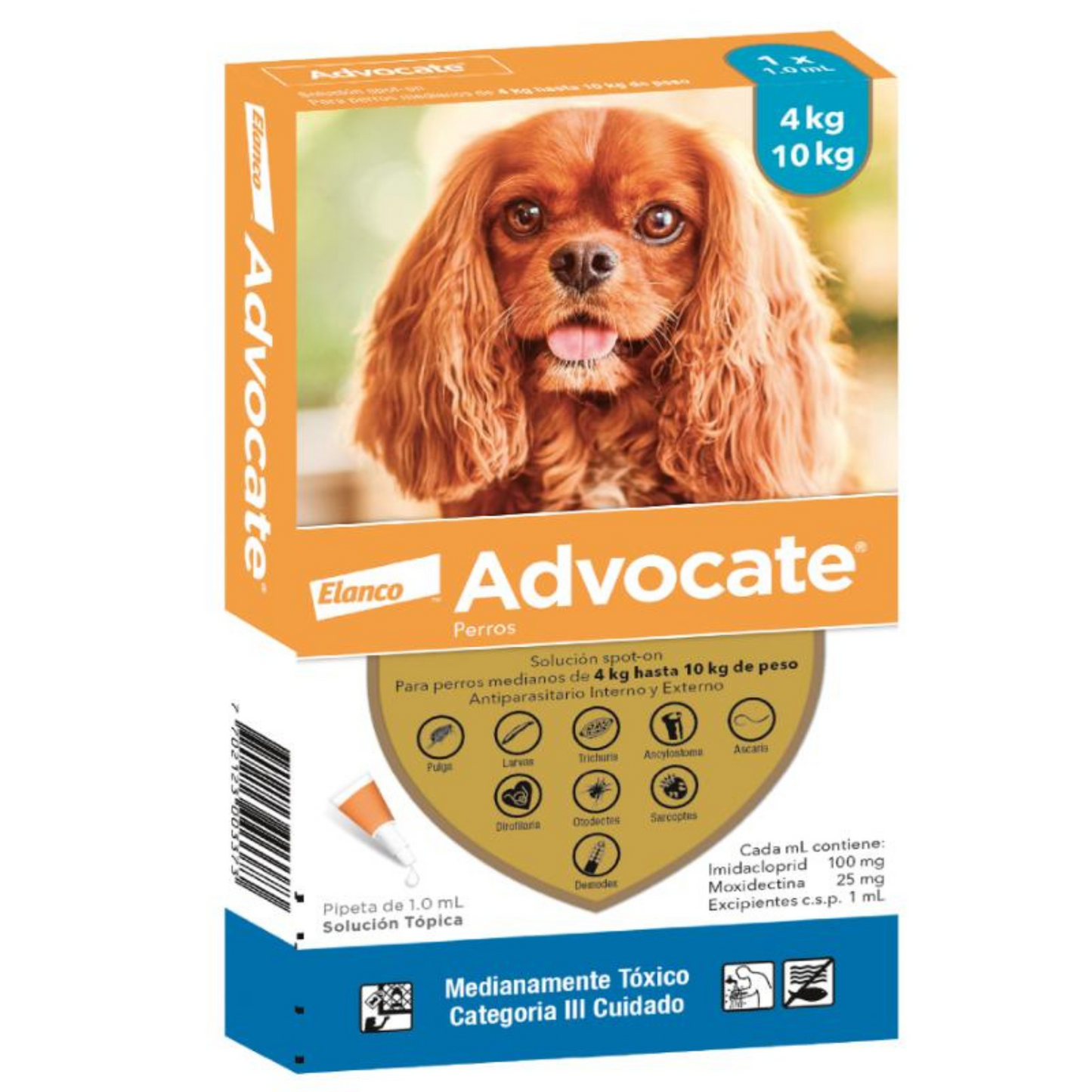 ADVOCATE PERRO 1.0 ML (4 - 10 KL) BAYER