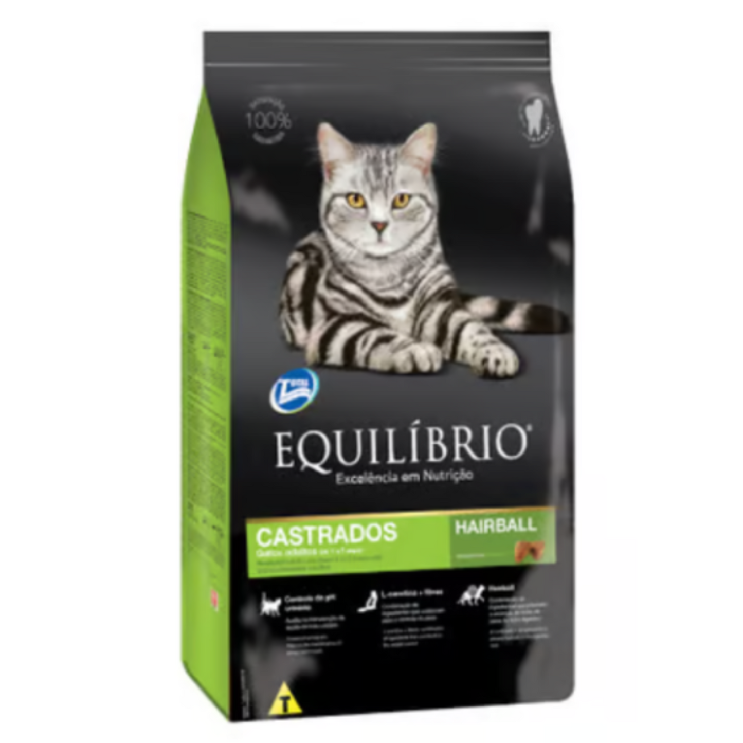 EQUILIBRIO F GATO ADULTO CASTRADO X 1.5 KG