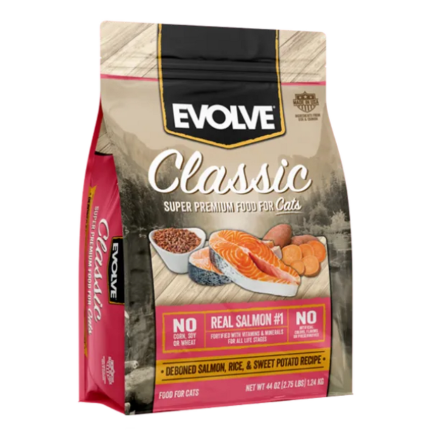 EVOLVE CAT CLASSIC SALMON X 14 LB 6.35 KG