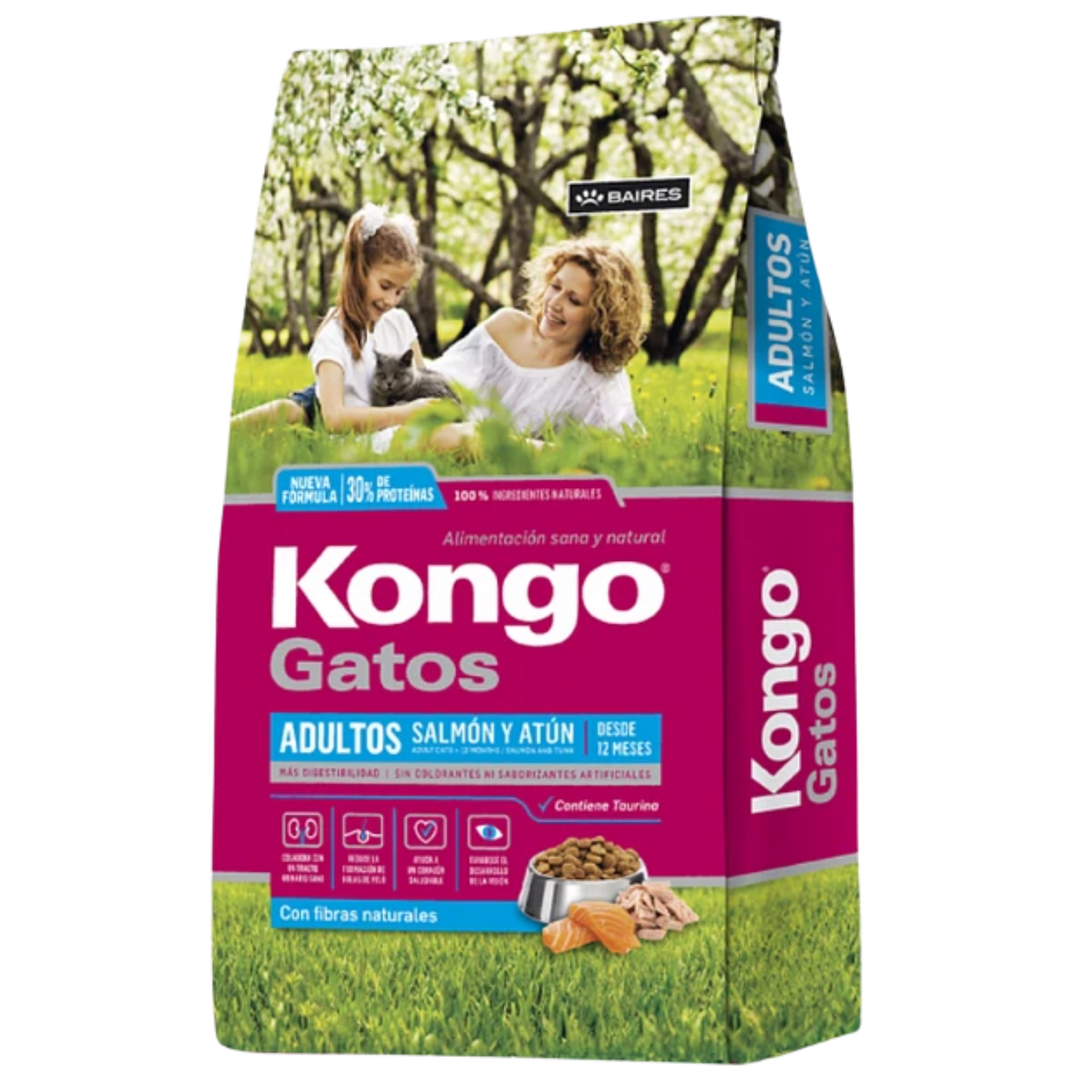 KONGO GATOS ADULTO SALMON Y ATUN X 1 KG