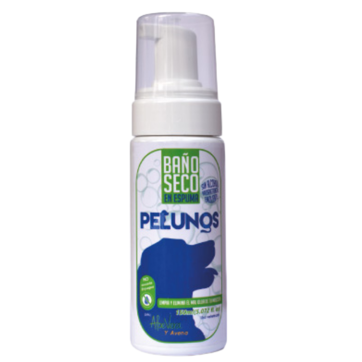 BAÃO SECO EN ESPUMA PERRO PELUNOS X 150 ML