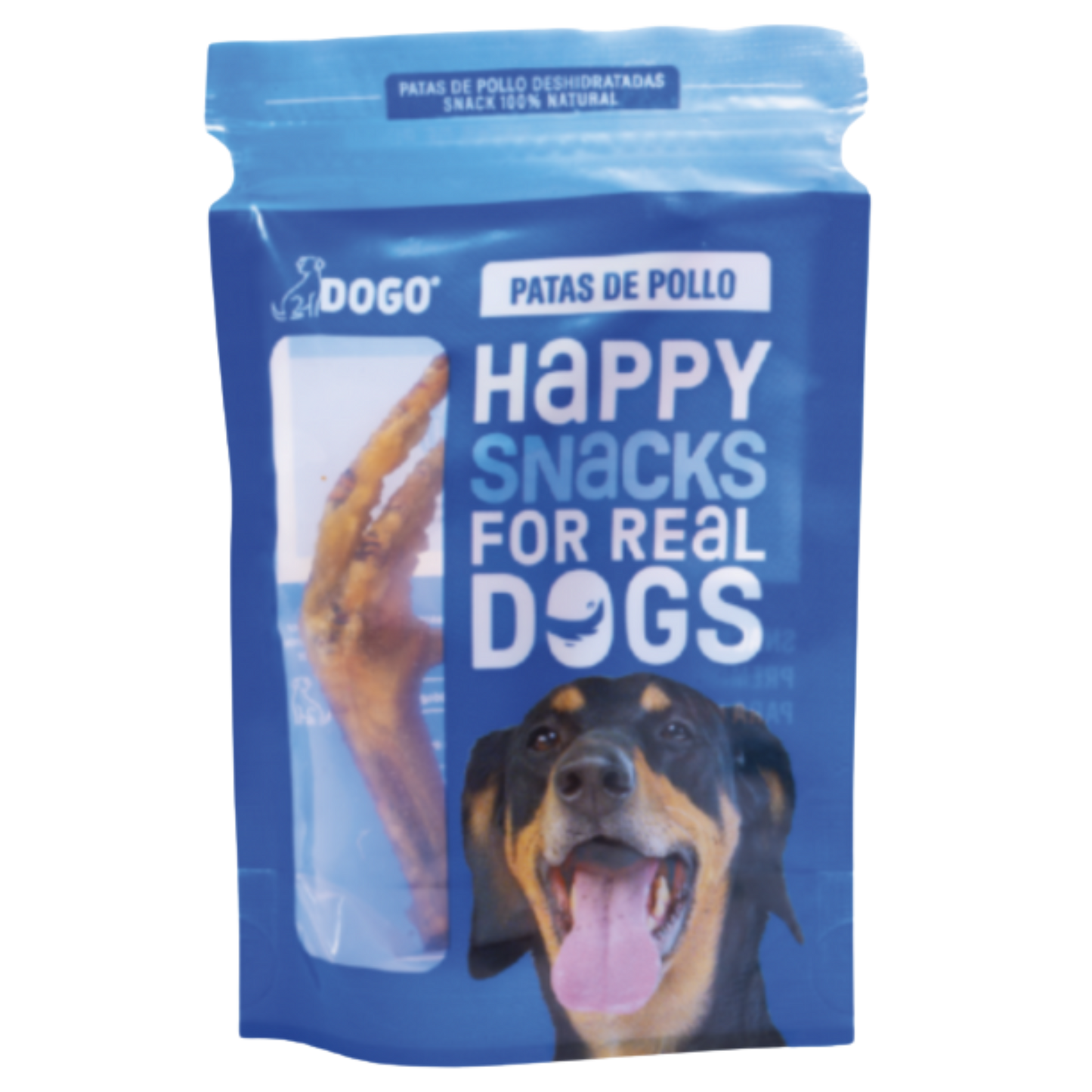SNACKS DESIDRATADOS PATAS DE POLLO X 30 G DOGO