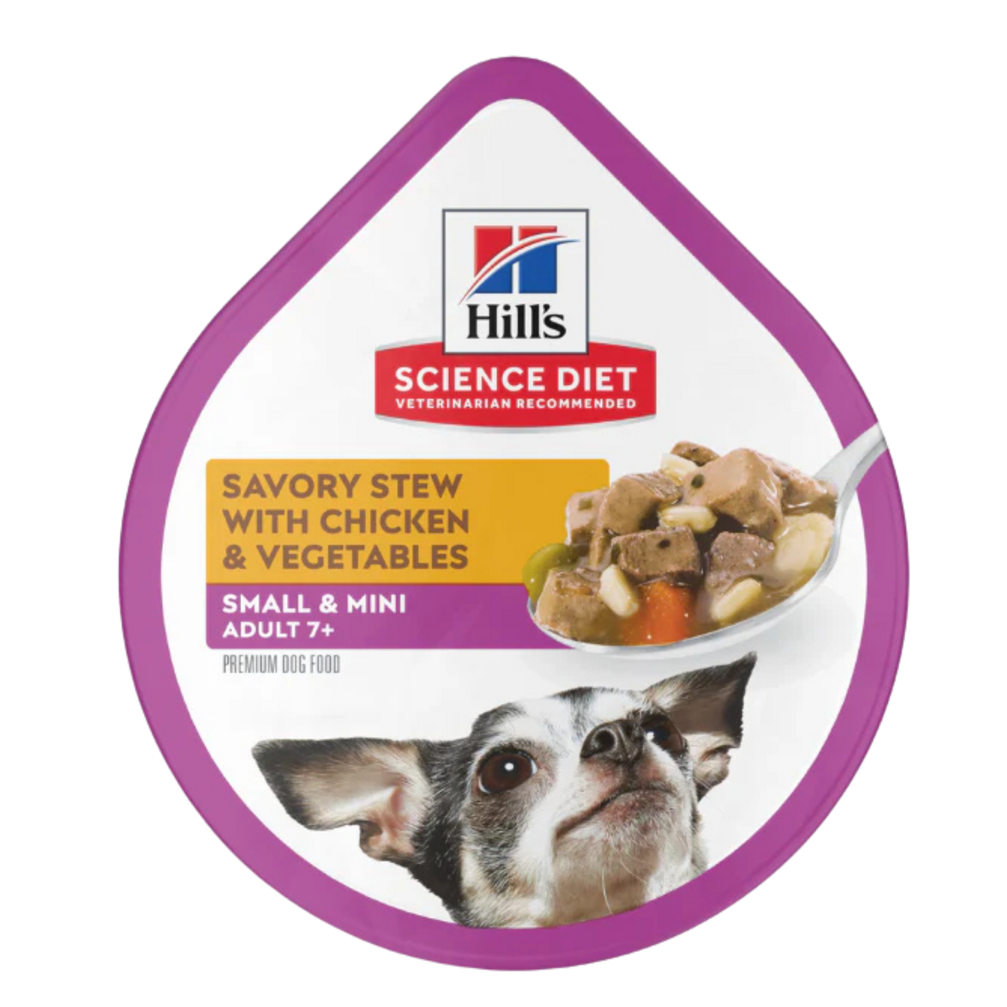 HILLS C ADULTO SMALL PAWS TRAY STEW WITH CHICKEN X 99 GRS
