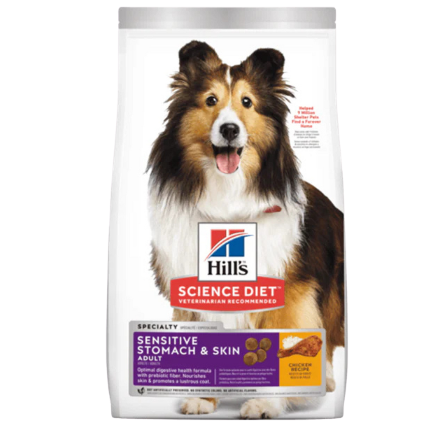 HILLS C ADULTO SENSITIVE STOMACH & SKIN X 12.8 OZ - 0.362 KG