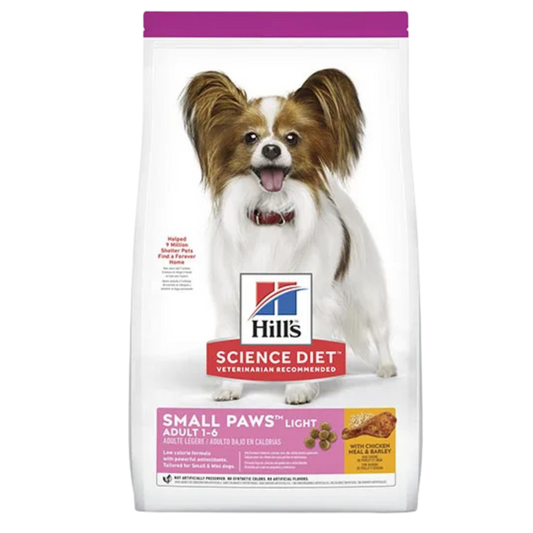 HILLS C ADULTO SMALL PAWS LIGHT X 15.5 LB