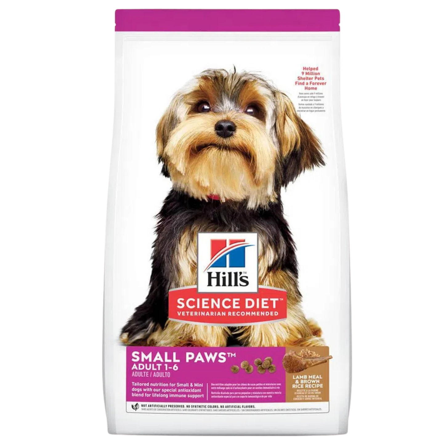HILLS C ADULTO SMALL PAWS L&R X 15.5 LB 7.03 KG