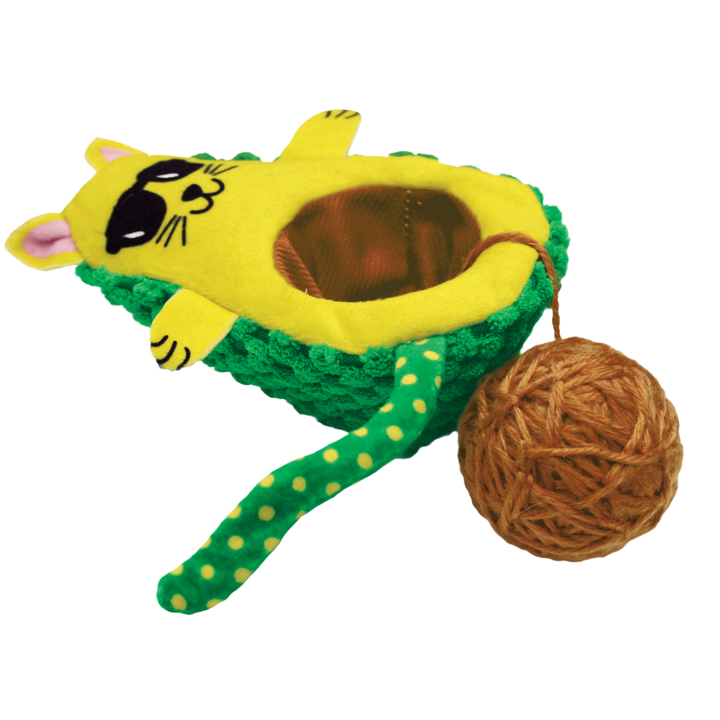 KONG GATO JUGUETE WRANGLER AGUACATE