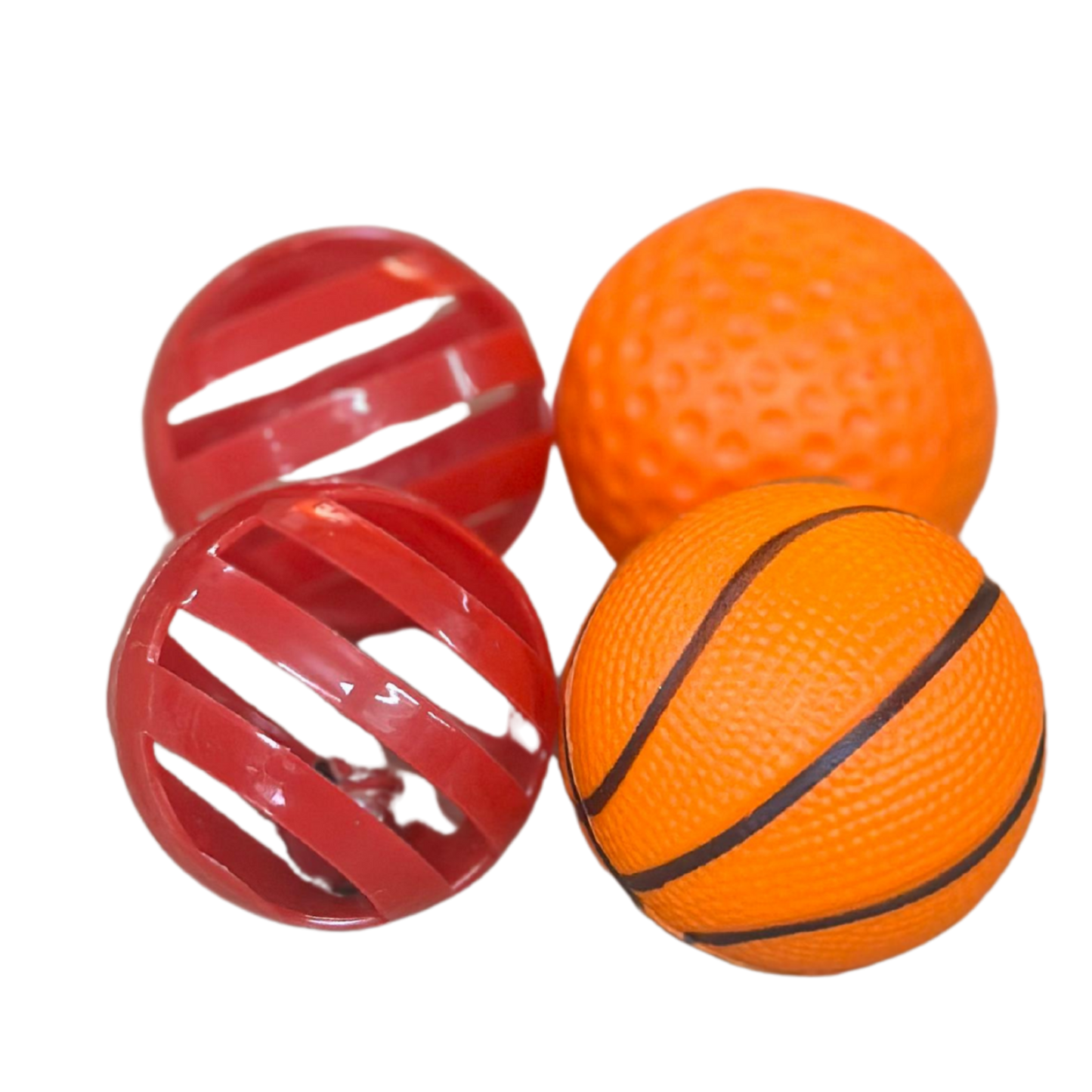 JUGUETE PARA GATO SET X4 PELOTAS BLUE