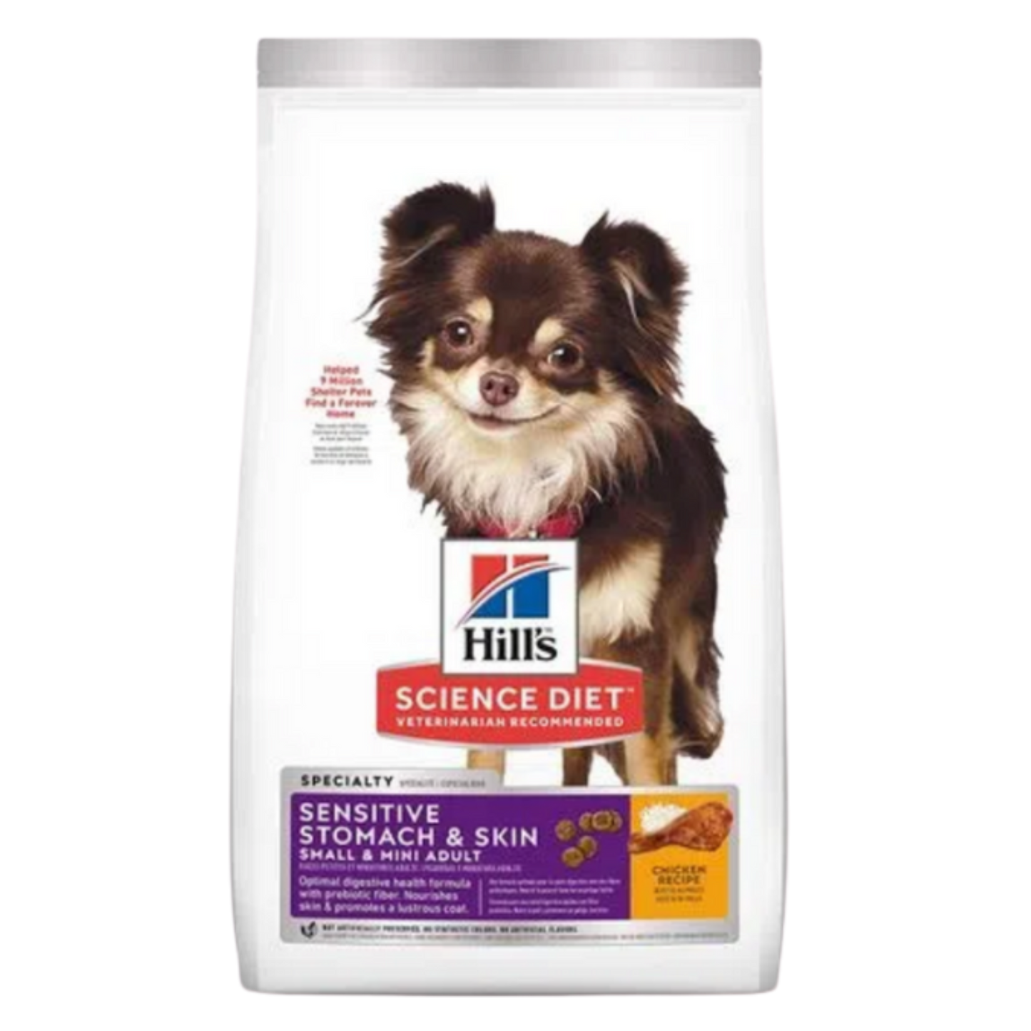 HILLS C ADULTO SENSITIVE STOMACH & SKIN MINI X 4 LB -1.81 KG
