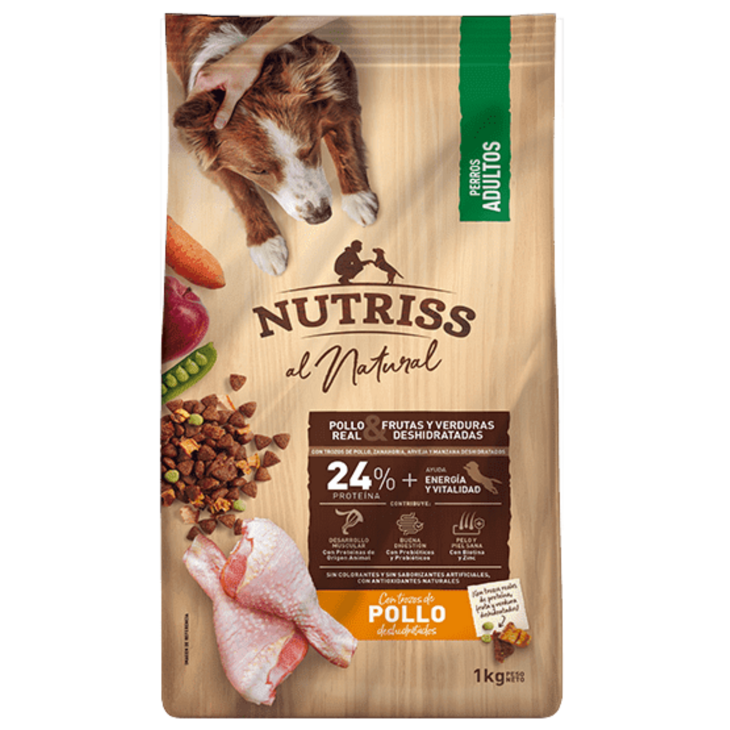NUTRIS AL NATURAL ADULTO POLLO X 1 KG