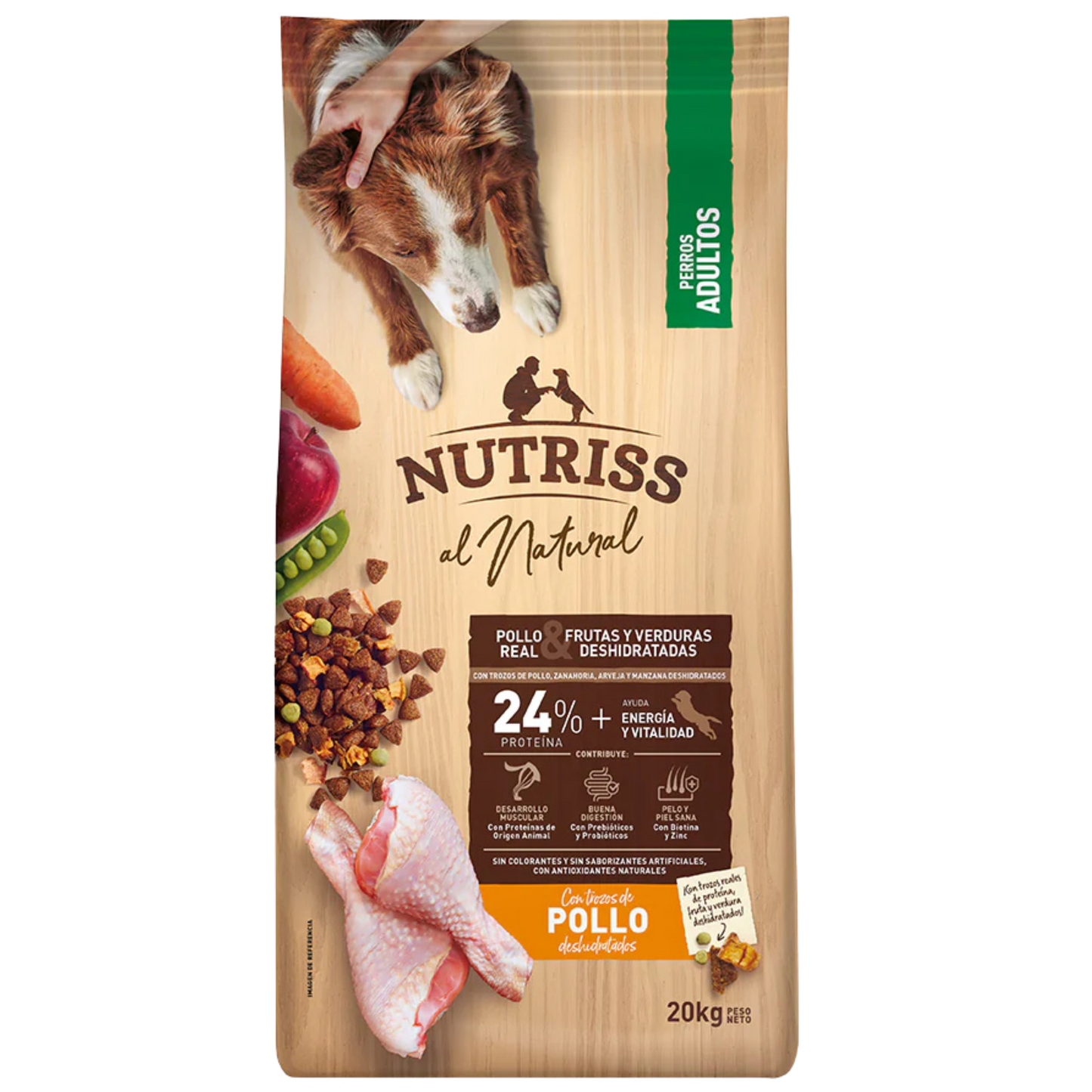 NUTRIS AL NATURAL ADULTO POLLO X 20 KG