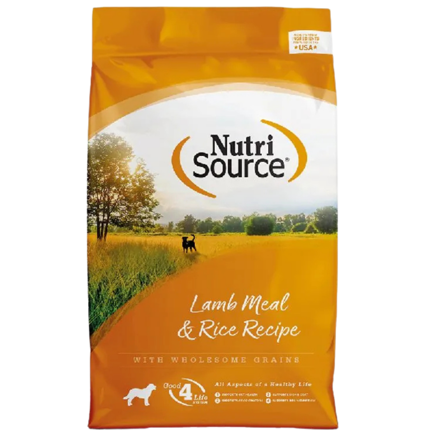 NUTRISOURCE LAMB MEAL & RICE X 2.2 KG.