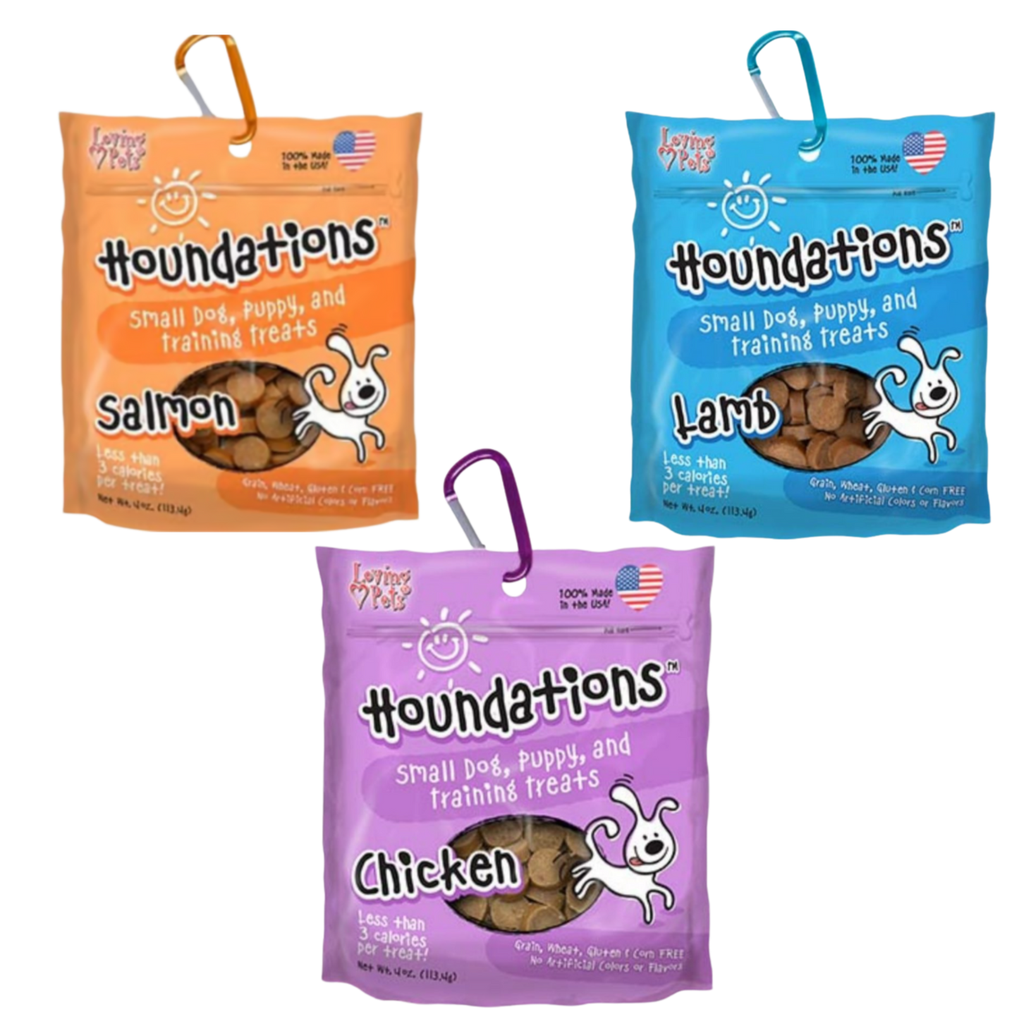 HOUNDATIONS DOG SNACK CHICKEN - POLLO 4 0Z 113 GR