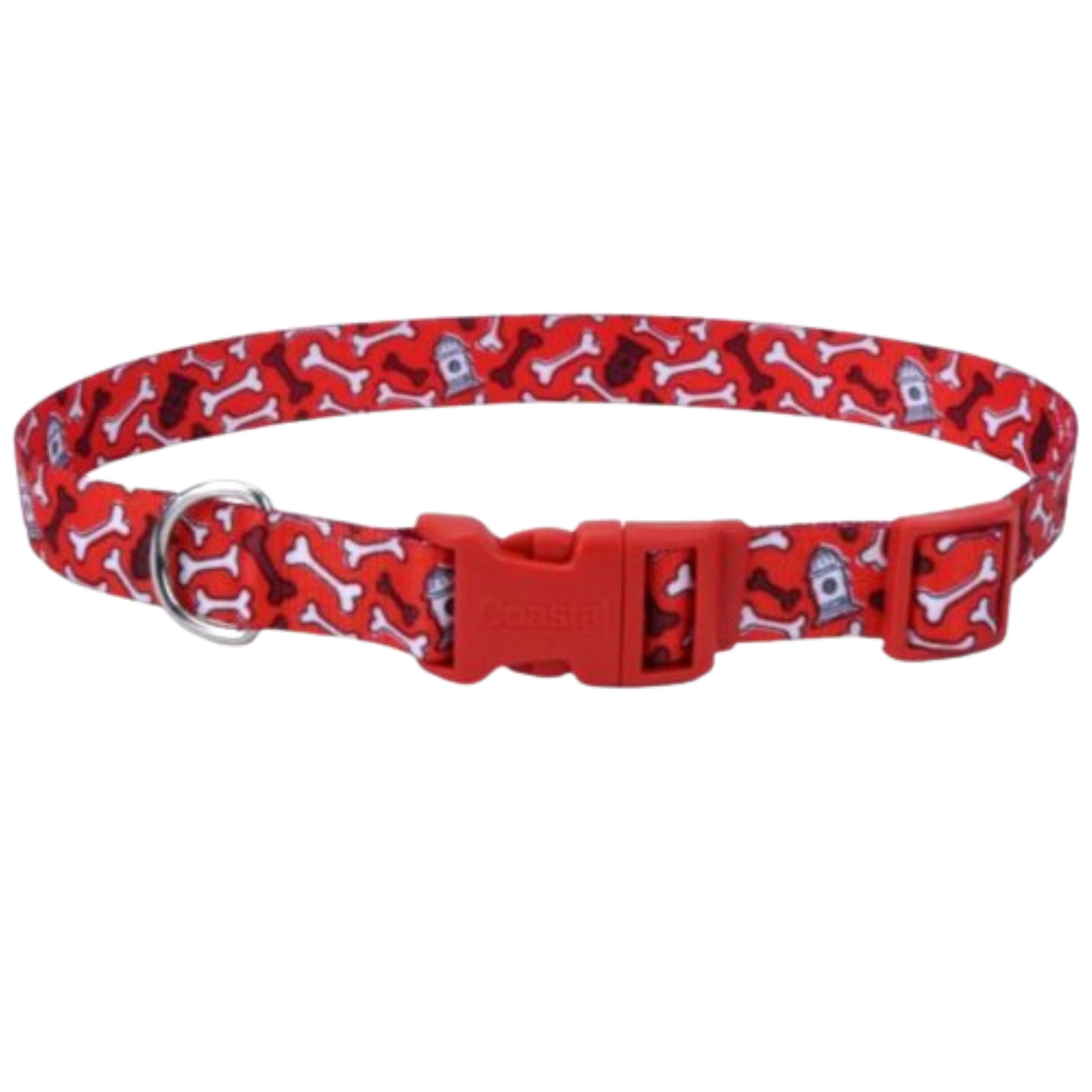 COASTAL PERRO STYLES HUESOS ROJO CORREA MEDIUM 3/4