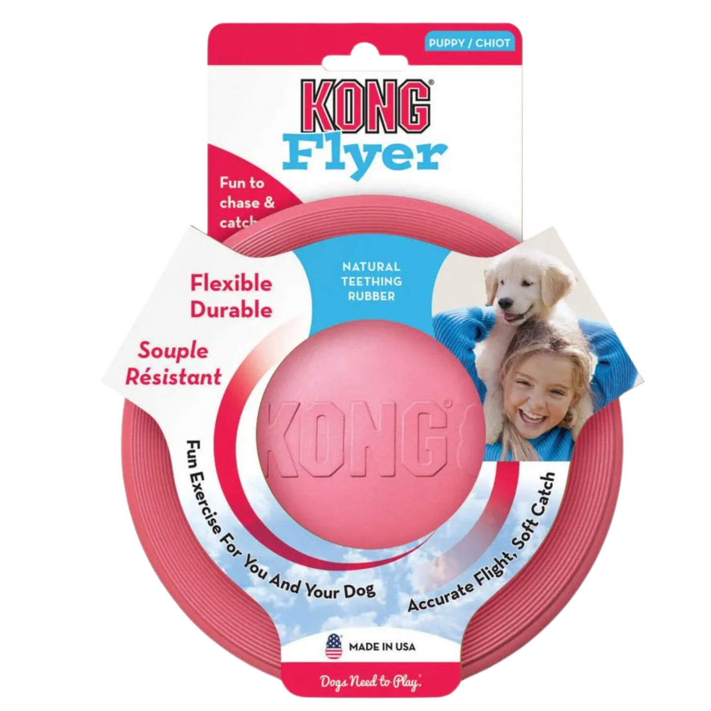 KONG PERRO CAUCHO PUPPY FRISBEE SMALL