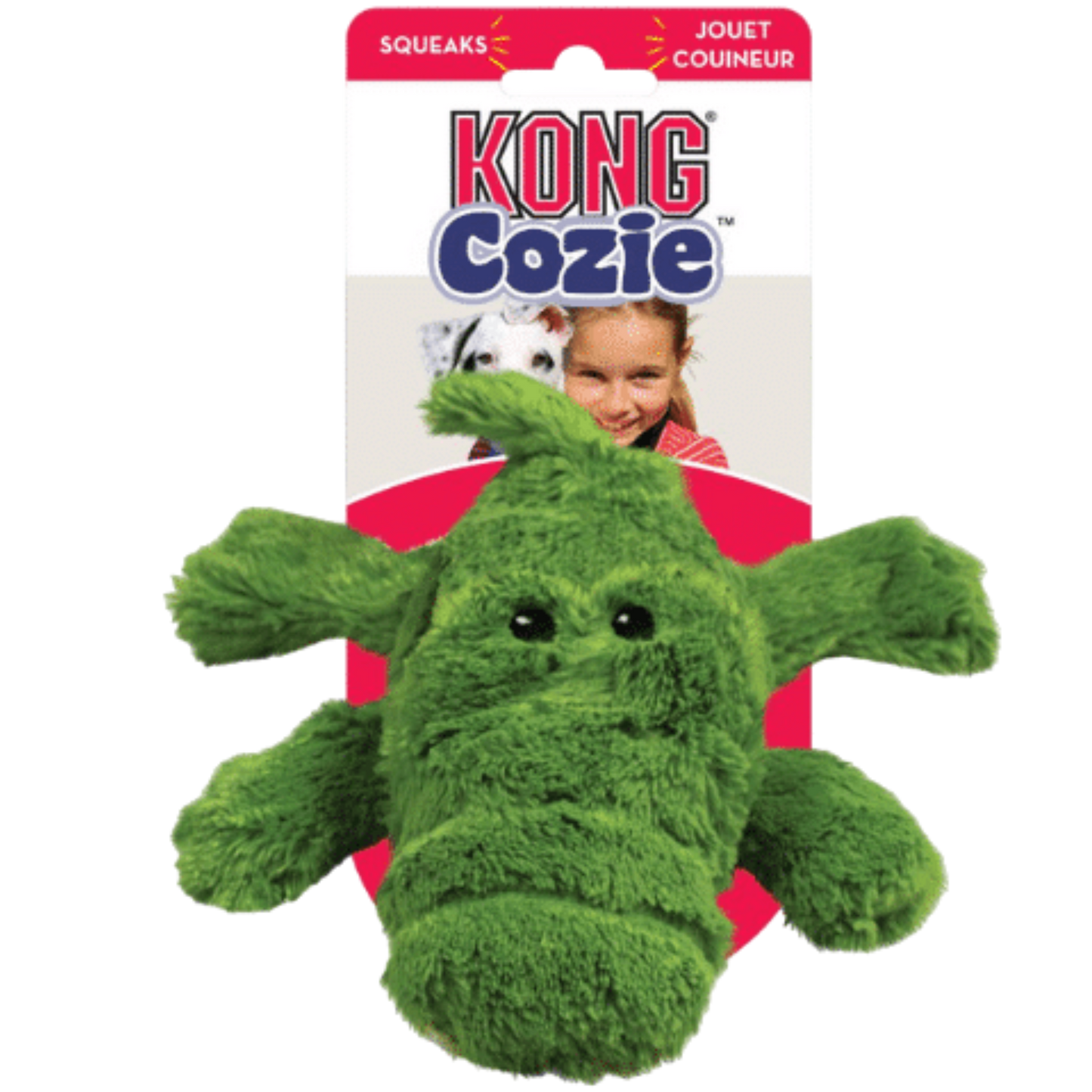 KONG PERRO PELUCHE COZIE COCODRILO MEDIUM