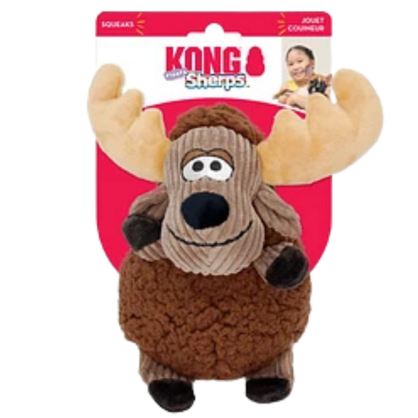 KONG PERRO PERRO PELUCHE SHERPS FLOOFS MOOSE MD