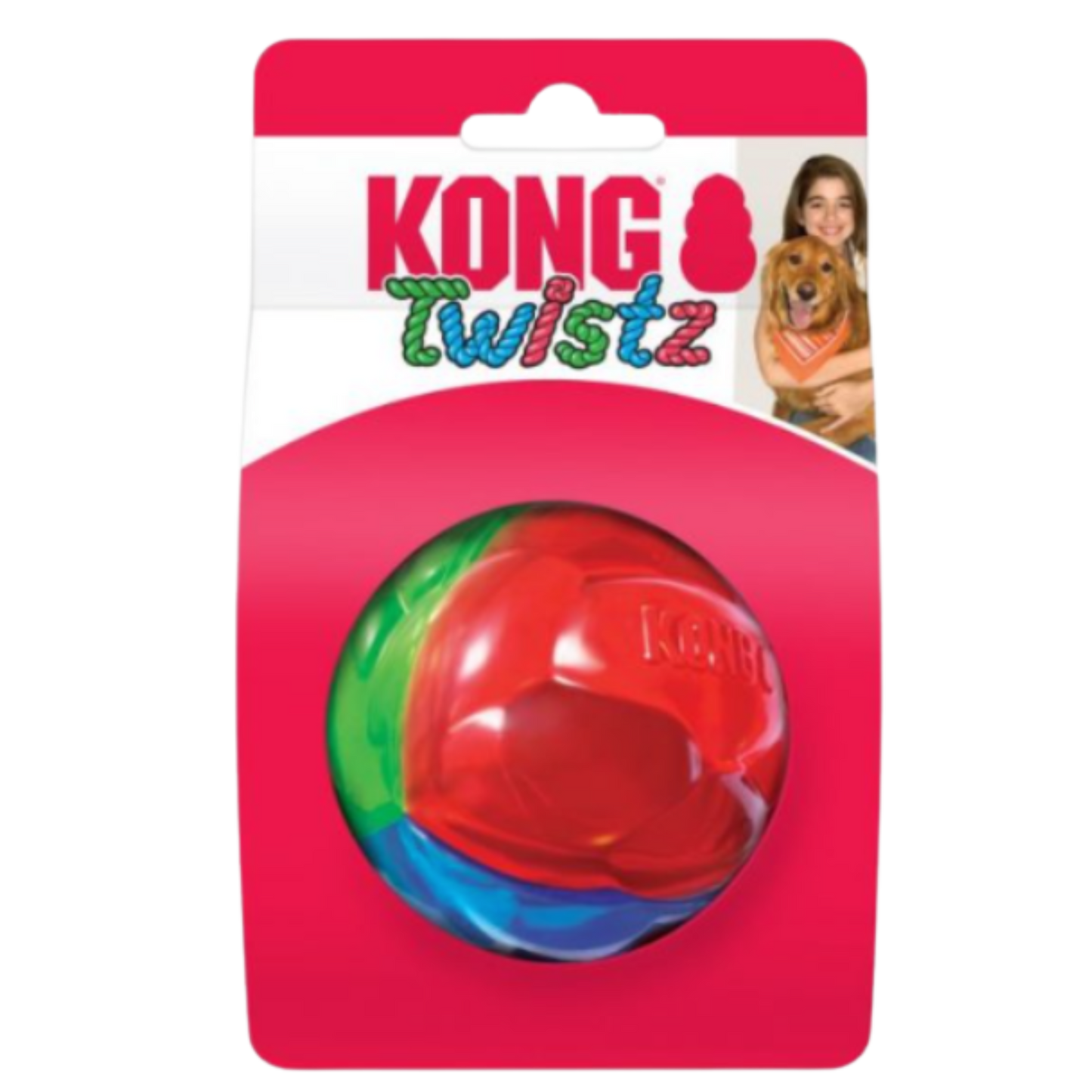 KONG PERRO TWISTZ PELOTA LARGE