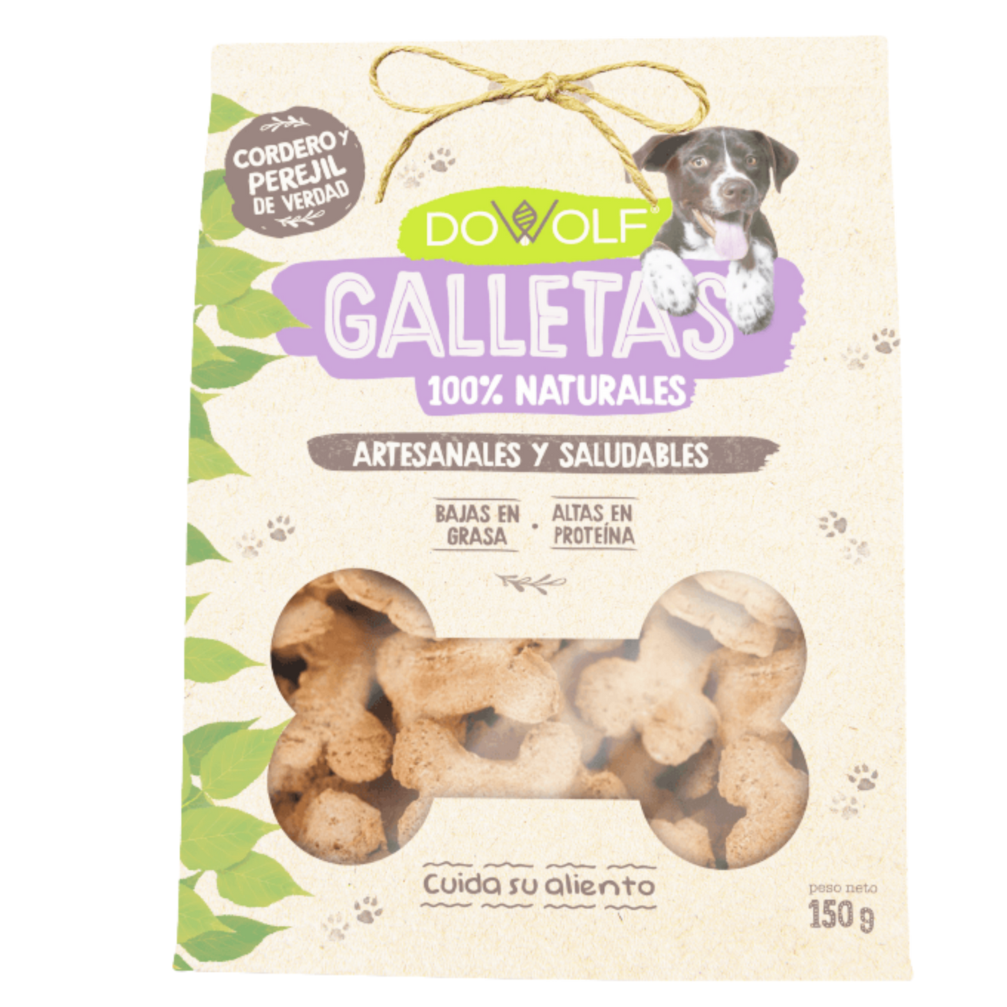 GALLETA CORDERO Y PEREGIL - ESPINACA X 150 GR