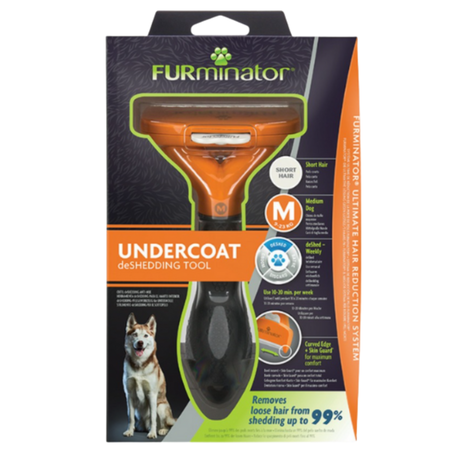 FURMINATOR DESLANADOR PERRO MEDIANO PELO LARGO