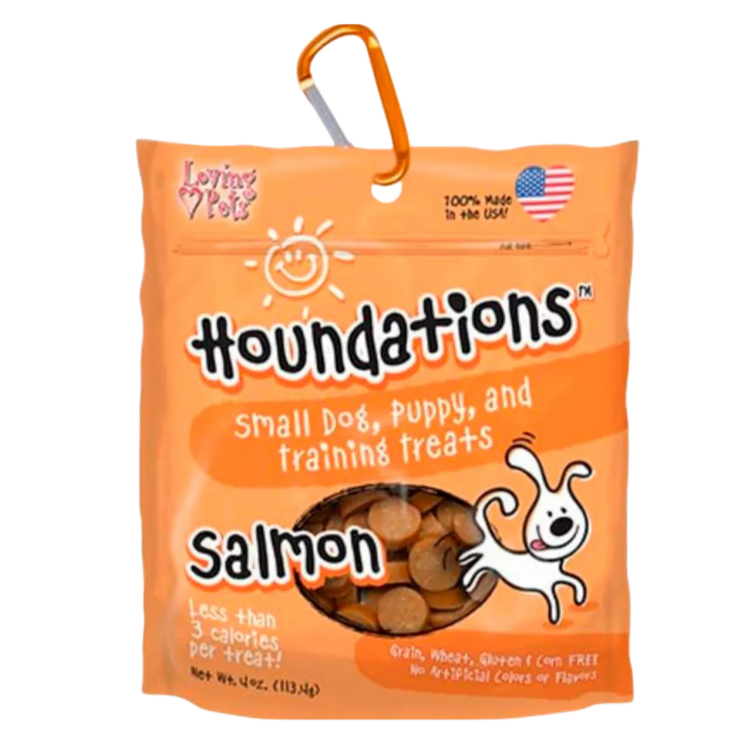 HOUNDATIONS DOG SNACK SALMON X 4 OZ - 113 GR