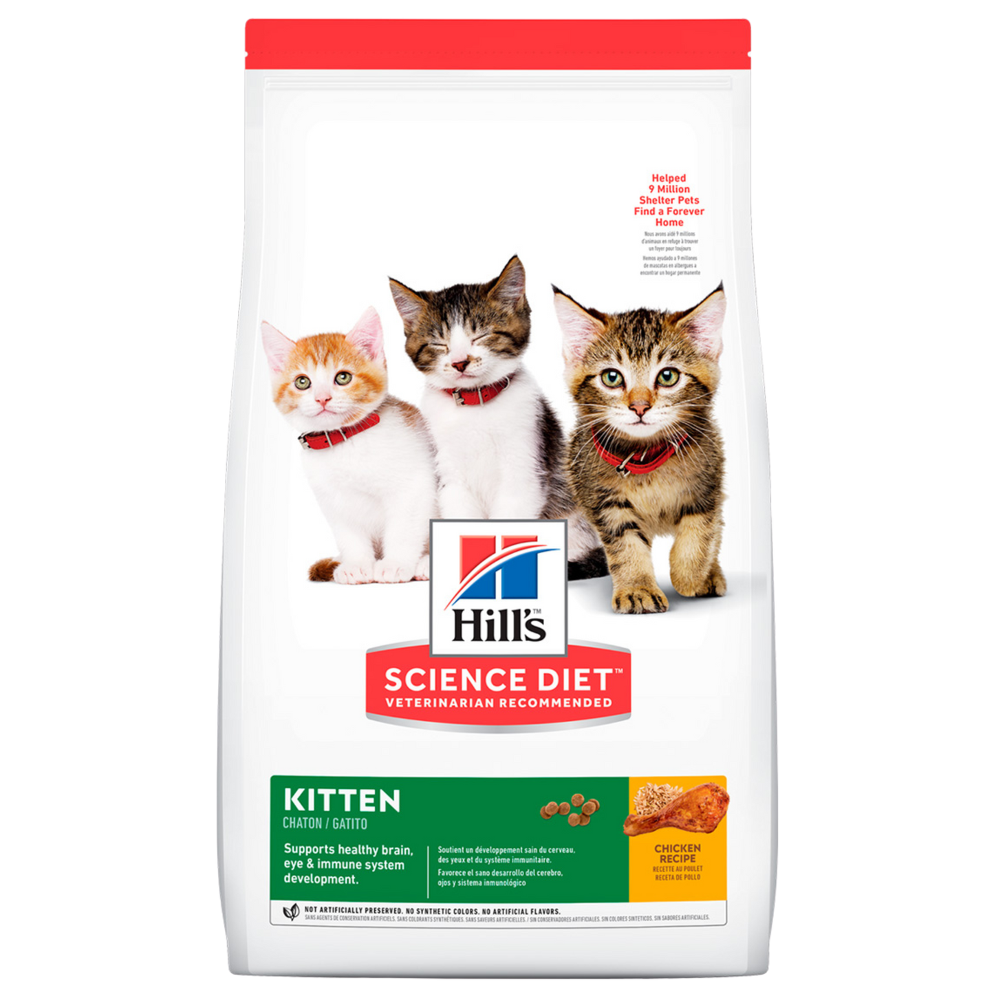 HILLS F KITTEN X 3.5 LB -1.59 KG