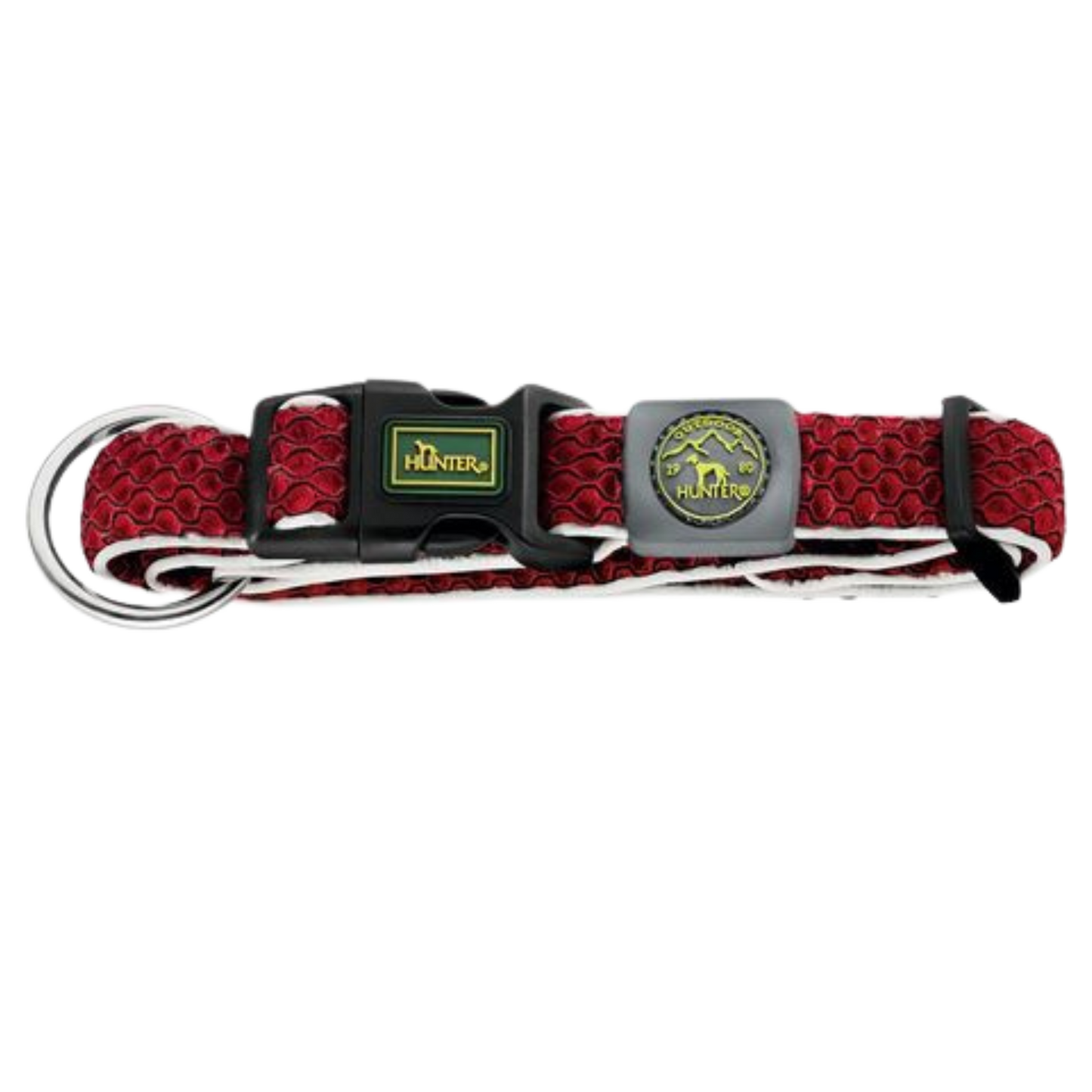 HUNTER DOG HILO VB COLLAR 33-50 CM M-L ROJO