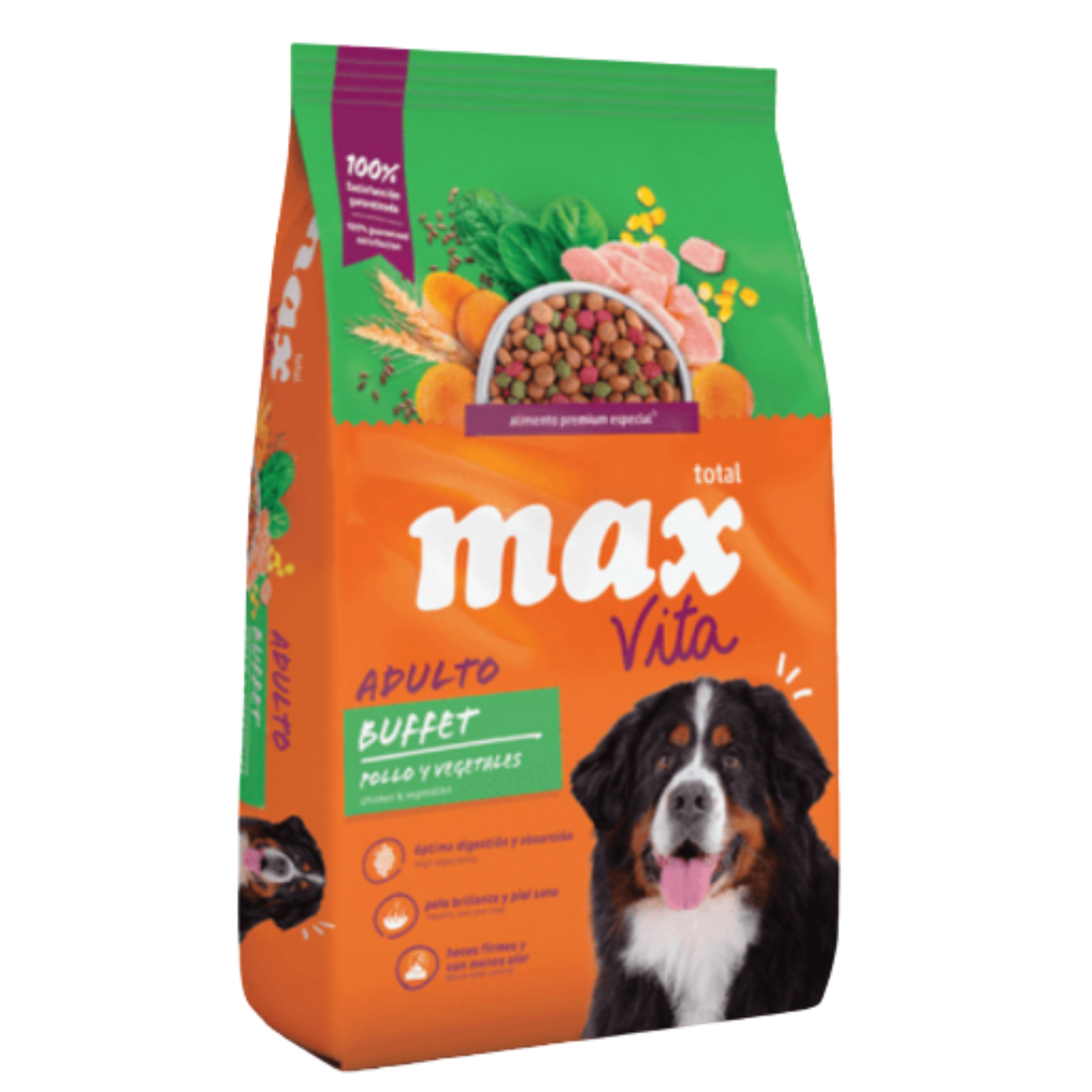 MAX C VITA ADULTO BUFFET FRANGO Y VEGETAIS X 2 KG